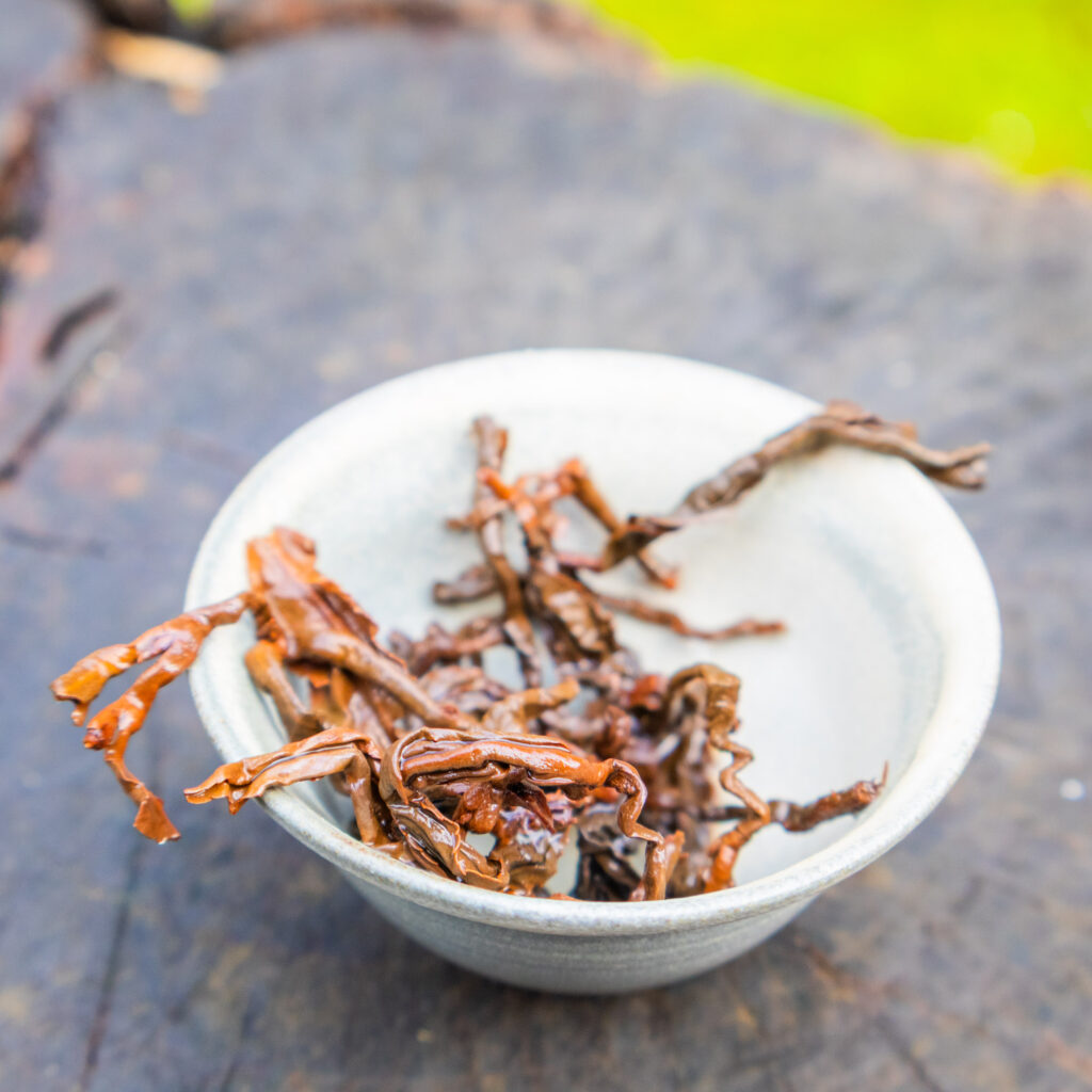 Thé Oolong Noir THANH TÂM ĐEN Roulé Cueillette de Printemps 2023