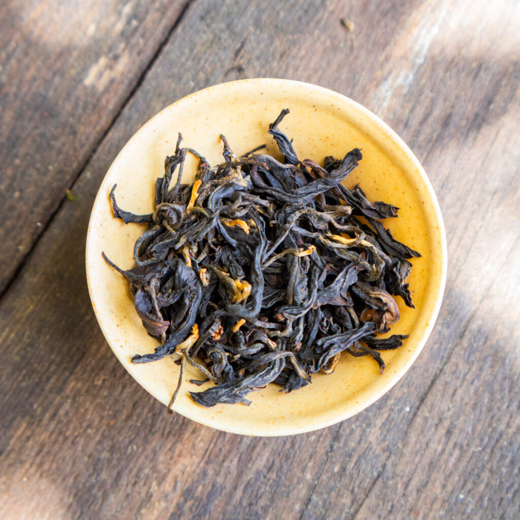 Thé Oolong Noir THANH TÂM ĐEN Allongé Cueillette de Printemps 2023